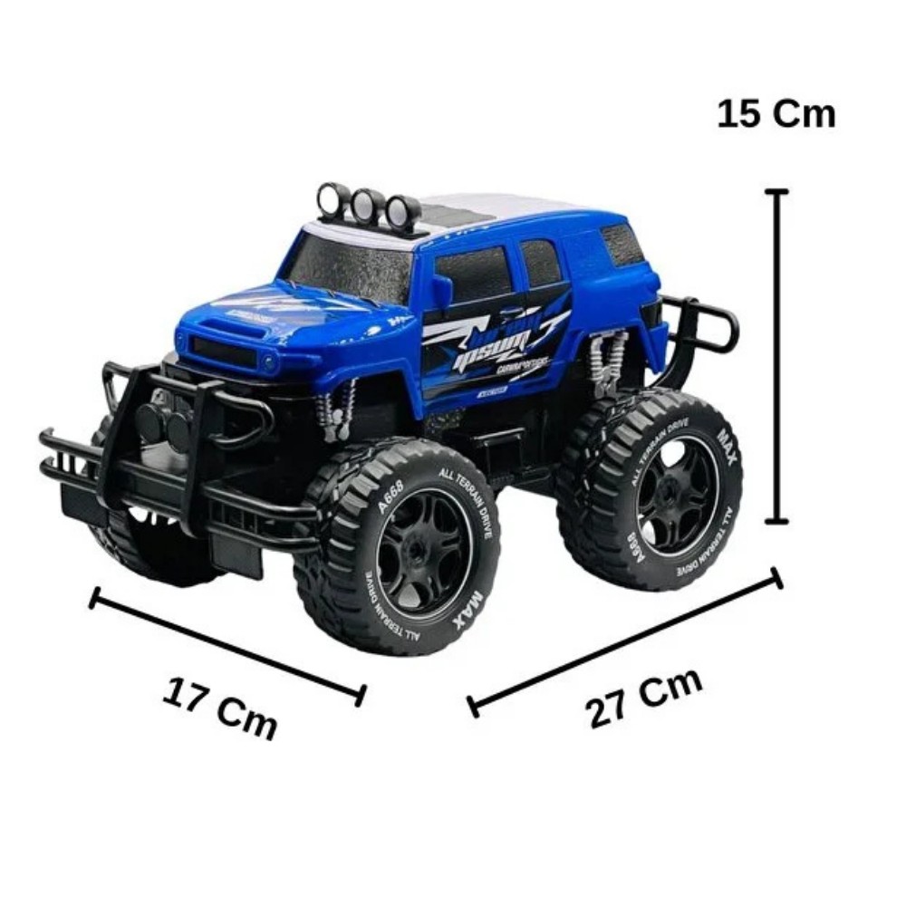 Uzaktan Kumandalı Şarjlı Off - Road Aracı U/K 1/12 - Mavi (Lisinya)