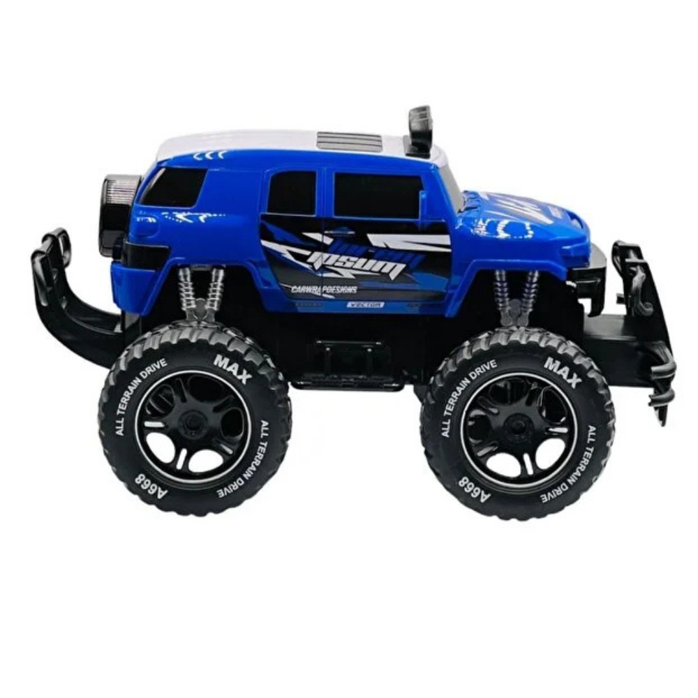 Uzaktan Kumandalı Şarjlı Off - Road Aracı U/K 1/12 - Mavi (Lisinya)