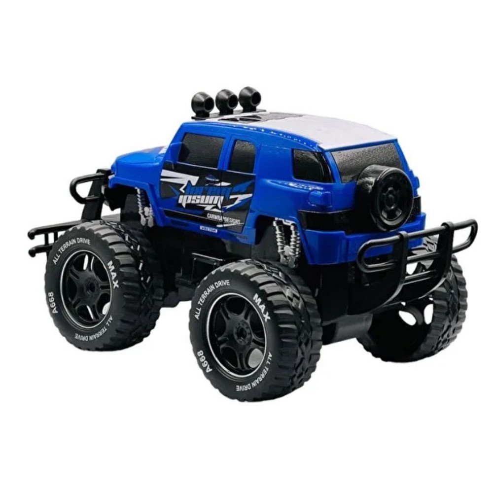 Uzaktan Kumandalı Şarjlı Off - Road Aracı U/K 1/12 - Mavi (Lisinya)
