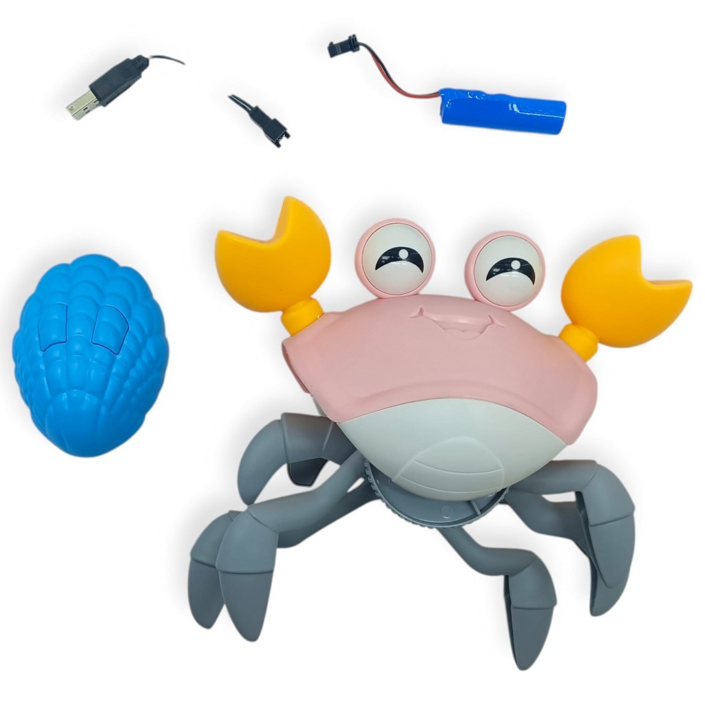 Uzaktan Kumandalı Sevimli Yengeç Emekleme Yardımcısı - Pembe (Lisinya)