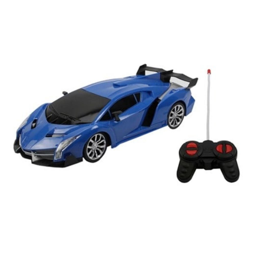 Uzaktan Kumandalı Spor Araba - 699-195 - Mavi (Lisinya)