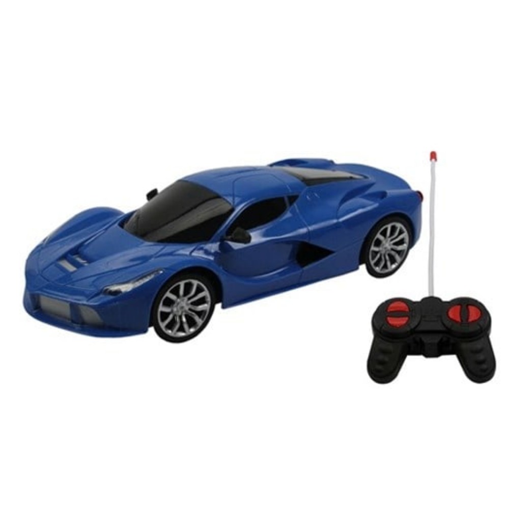 Uzaktan Kumandalı Spor Araba - 699-195 - Mavi (Lisinya)
