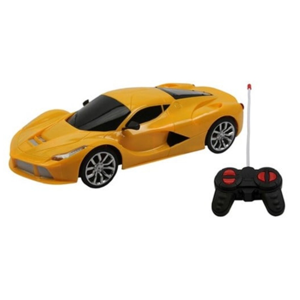 Uzaktan Kumandalı Spor Araba - 699-195 - Sarı (Lisinya)