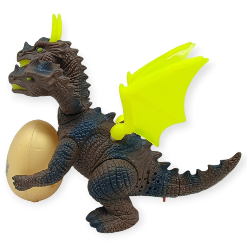 3 Başlı Mitolojik Ejderha - Pilli Yerde Gezen Sesli Figür - WH-3010 (Lisinya) 3 Başlı Mitolojik Ejderha - Pilli Yerde Gezen Sesli Figür - WH-3010 (Lisinya)