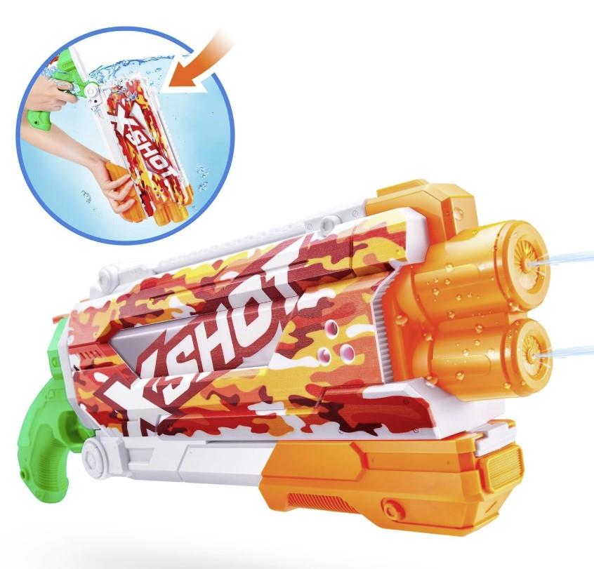X-SHOT Su Tabancası - Hızlı Doldurma Fonksiyonlu - Turuncu (Lisinya) X-SHOT Su Tabancası - Hızlı Doldurma Fonksiyonlu - Turuncu (Lisinya)