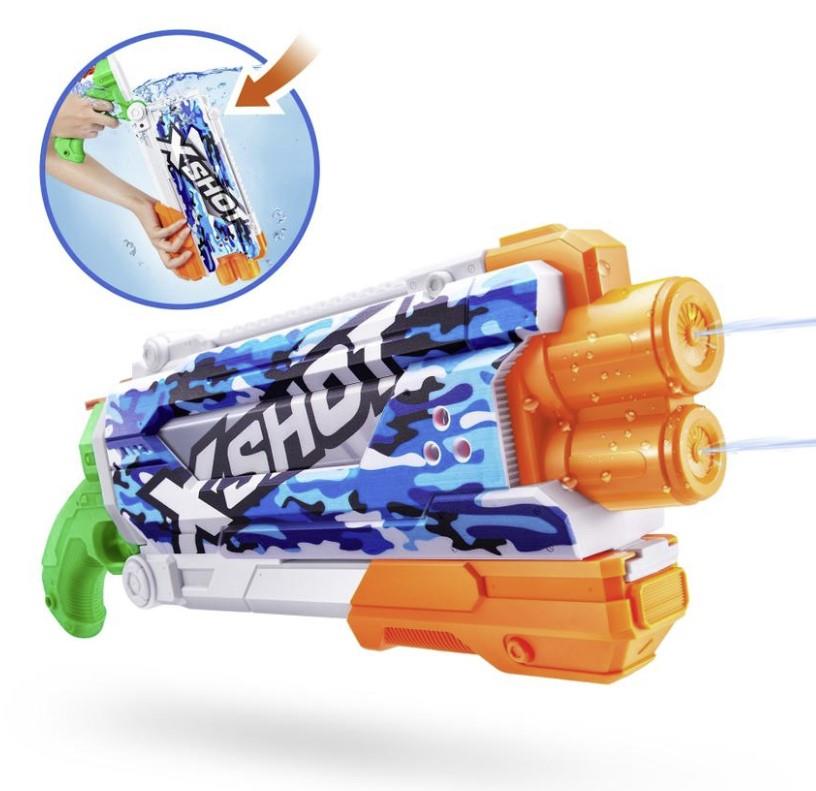 X-SHOT Su Tabancası - Hızlı Doldurma Fonksiyonlu - Mavi (Lisinya) X-SHOT Su Tabancası - Hızlı Doldurma Fonksiyonlu - Mavi (Lisinya)