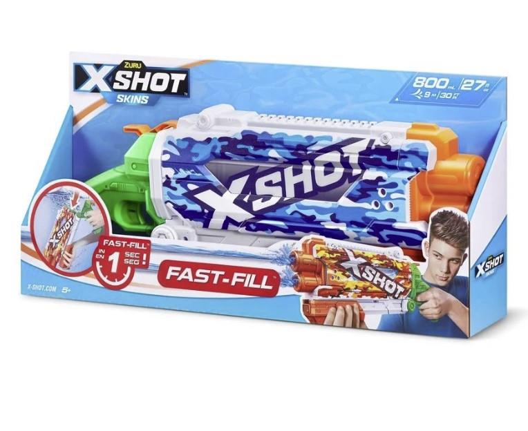 X-SHOT Su Tabancası - Hızlı Doldurma Fonksiyonlu - Mavi (Lisinya) X-SHOT Su Tabancası - Hızlı Doldurma Fonksiyonlu - Mavi (Lisinya)