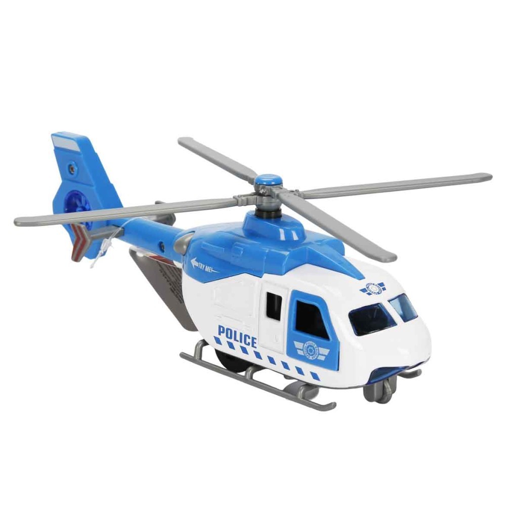 Çek Bırak Metal Helikopter 20 cm - Mavi (Lisinya)