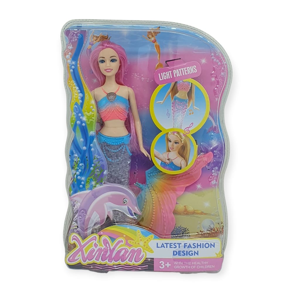XY8003B - IŞIKLI SESLİ DENİZ KIZI (Lisinya) Işıklı Sesli Deniz Kızı - XY8003B (Lisinya)
