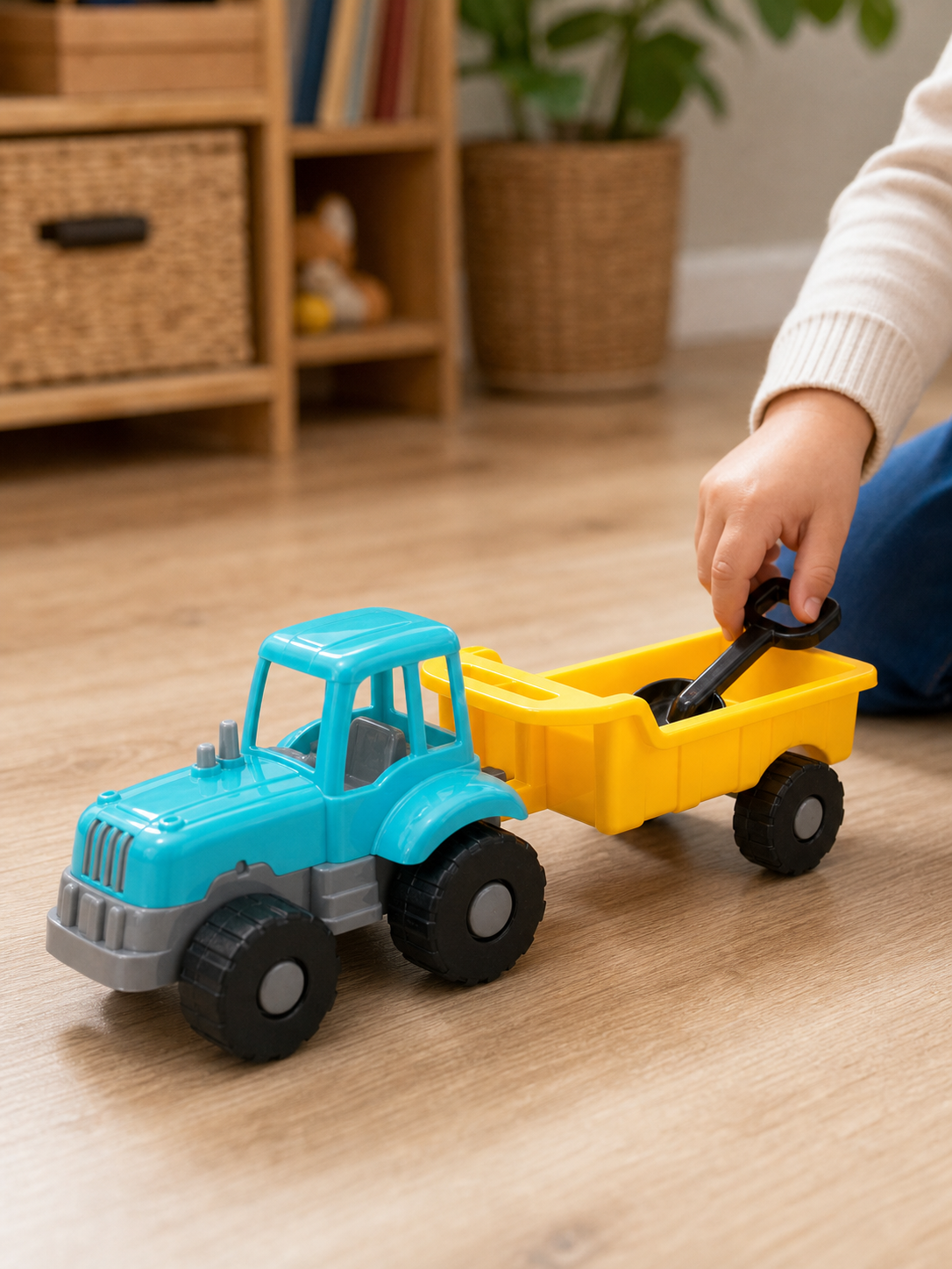 Ketsan Sağlam Plastik Römorklu Traktör - KS-760 (Lisinya) Ketsan Sağlam Plastik Römorklu Traktör - KS-760 (Lisinya)