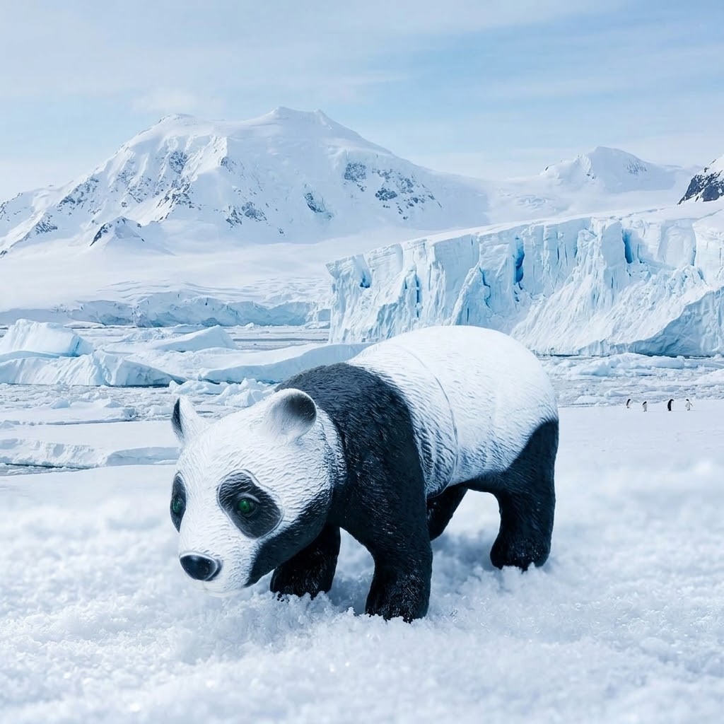 Yumuşak Soft Sesli Vahşi Hayvanlar Dünyası 27 cm - Panda (Lisinya)