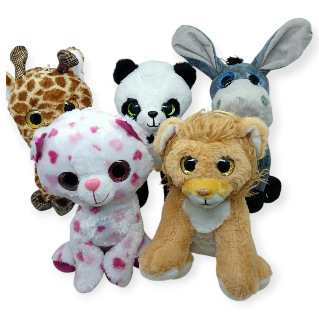 ZH78721 - PELUŞ HAYVANLAR 25 CM 5 MODEL (Lisinya)