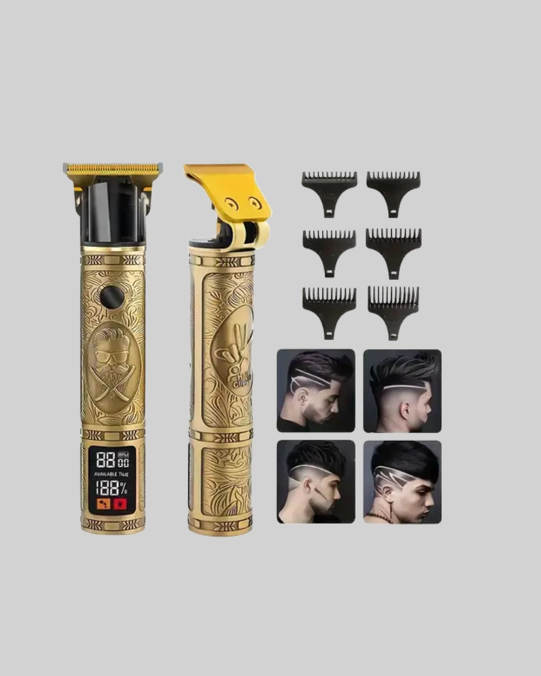 0.1 Mm Hassas Kesim Tıraş Makinesi Şarjlı Metal Gövde ( Lisinya )