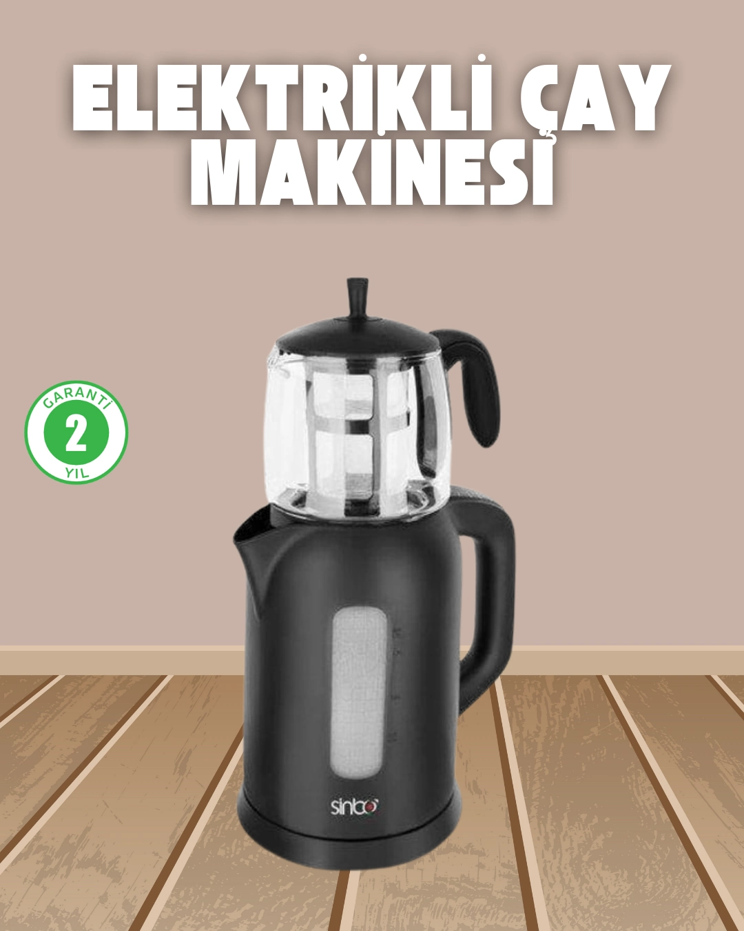 0,9 L Cam Demlik Ve 1,7 L Su Haznesi İle Çay Keyfi ( Lisinya ) 0,9 L Cam Demlik Ve 1,7 L Su Haznesi İle Çay Keyfi ( Lisinya )