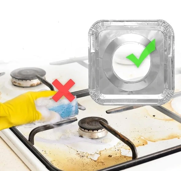 10 Adet Alüminyum Ocak Koruyucu Folyo ( Lisinya ) 10 Adet Alüminyum Ocak Koruyucu Folyo ( Lisinya )