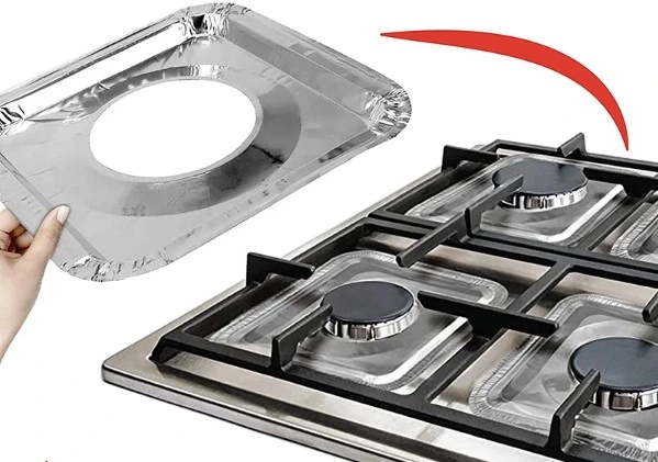 10 Adet Alüminyum Ocak Koruyucu Folyo ( Lisinya ) 10 Adet Alüminyum Ocak Koruyucu Folyo ( Lisinya )