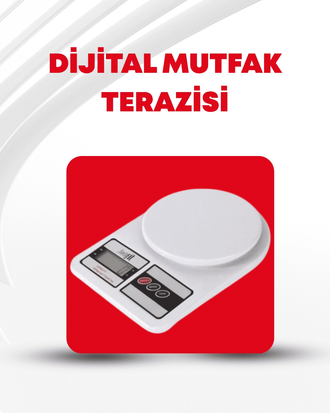 10 Kg Kapasiteli Lcd Ekranlı Dijital Mutfak Tartıs ( Lisinya )