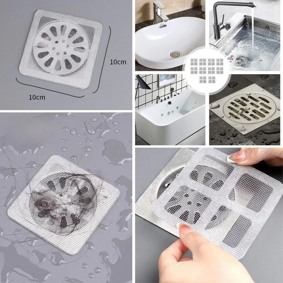 10'lu Banyo Ve Mıutfak Lavabo Koku Önleyici Ve Haşere Böcek Önleyici Gider Filtresi ( Lisinya ) 10'lu Banyo Ve Mıutfak Lavabo Koku Önleyici Ve Haşere Böcek Önleyici Gider Filtresi ( Lisinya )