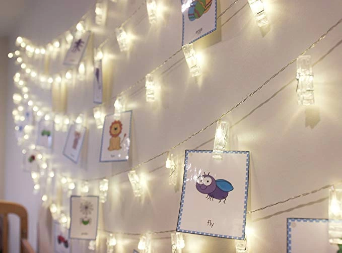 10'lu Led Işıklı Fotoğraf Mandalları ( Lisinya ) 10'lu Led Işıklı Fotoğraf Mandalları ( Lisinya )
