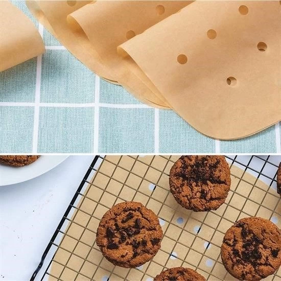 100 Adet Air Fryer Pişirme Kağıdı Tek Kullanımlık Hava Fritöz Yapışmaz Yağlı Kağıt Delikli Model ( Lisinya ) 100 Adet Air Fryer Pişirme Kağıdı Tek Kullanımlık Hava Fritöz Yapışmaz Yağlı Kağıt Delikli Model ( Lisinya )