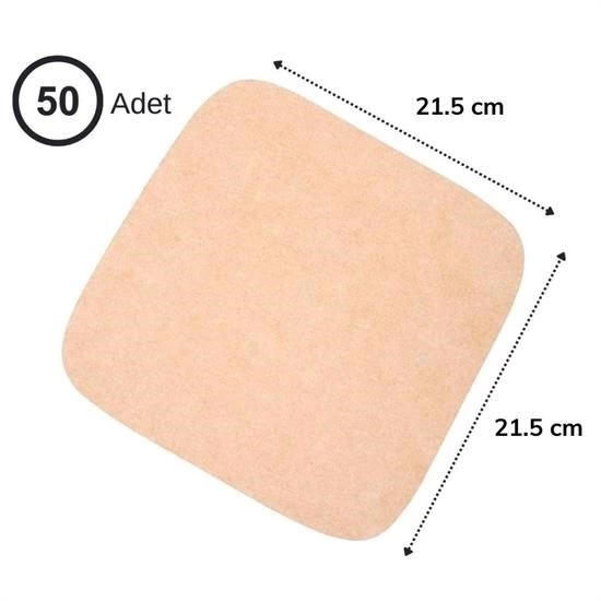 100 Adet Air Fryer Pişirme Kağıdı Tek Kullanımlık Yağ Su Geçirmez Yapışmaz Deliksiz Düz Kare Model ( Lisinya ) 100 Adet Air Fryer Pişirme Kağıdı Tek Kullanımlık Yağ Su Geçirmez Yapışmaz Deliksiz Düz Kare Model ( Lisinya )