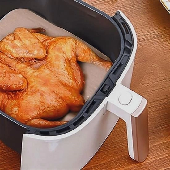 100 Adet Air Fryer Pişirme Kağıdı Tek Kullanımlık Yağ Su Geçirmez Yapışmaz Deliksiz Düz Kare Model ( Lisinya ) 100 Adet Air Fryer Pişirme Kağıdı Tek Kullanımlık Yağ Su Geçirmez Yapışmaz Deliksiz Düz Kare Model ( Lisinya )