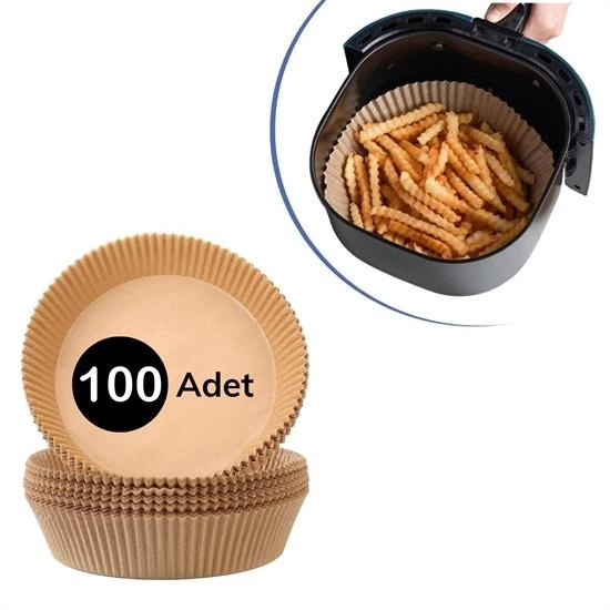 100 Adet Air Fryer Pişirme Kağıdı Tek Kullanımlık Yağlı Kağıdı Yuvarlak Tabak Model ( Lisinya ) 100 Adet Air Fryer Pişirme Kağıdı Tek Kullanımlık Yağlı Kağıdı Yuvarlak Tabak Model ( Lisinya )