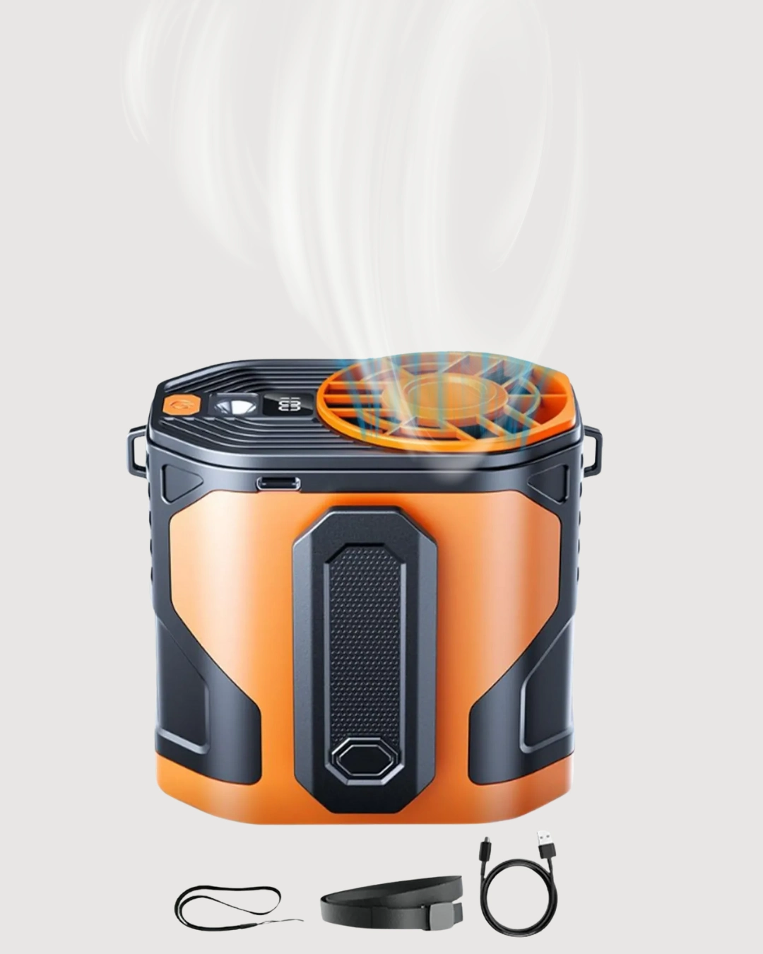 100 Kademeli Hız Ayarlı Taşınabilir Bel Ve Boyun Fanı ( Lisinya )