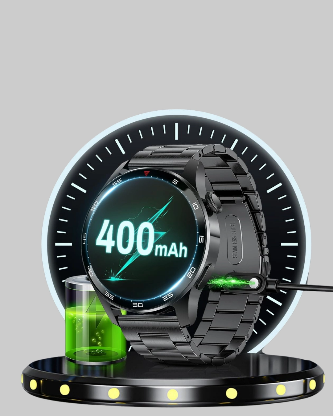 100mah Şarjlı Akıllı Saat – Mesaj Bildirimi, Müzik Kontrolü Ve Ergonomik Tasarım ( Lisinya )