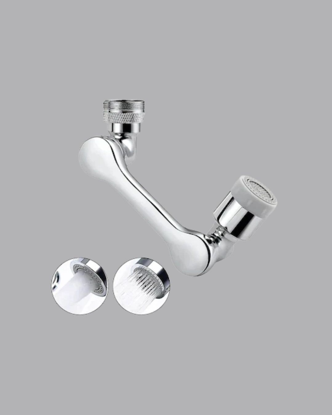 1080° Dönebilen Musluk Başlığı Robotik Kol Havalandırıcı Çok Yönlü Su Yönlendirme ( Lisinya )