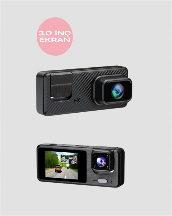 1080p 3 Kameralı Araç Dvr -Q301 ( Lisinya )