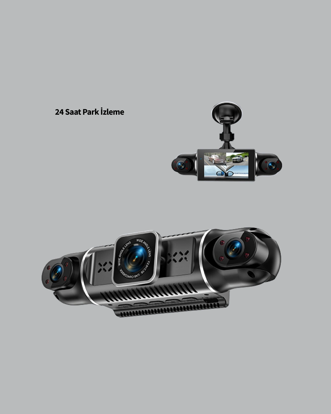 1080p 4 Kanallı Araç Kamerası Gps + Kablosuz + G Sensör Destekli ( Lisinya )