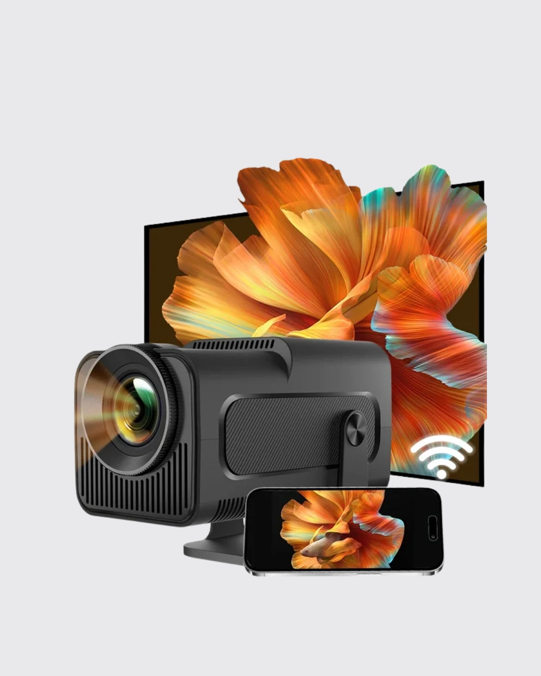 1080p Full Hd Çözünürlük Ve 4k Destekli Projektör ( Lisinya )