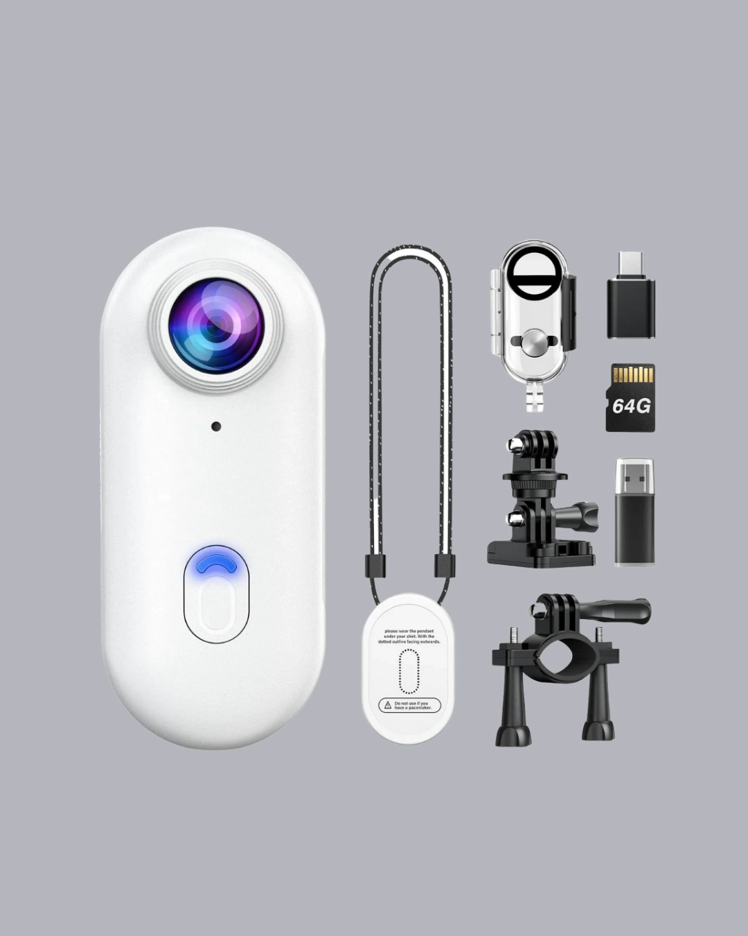 1080p Full Hd Spor Kamerası 360° Klips Ve Kablosuz Özellikli ( Lisinya )