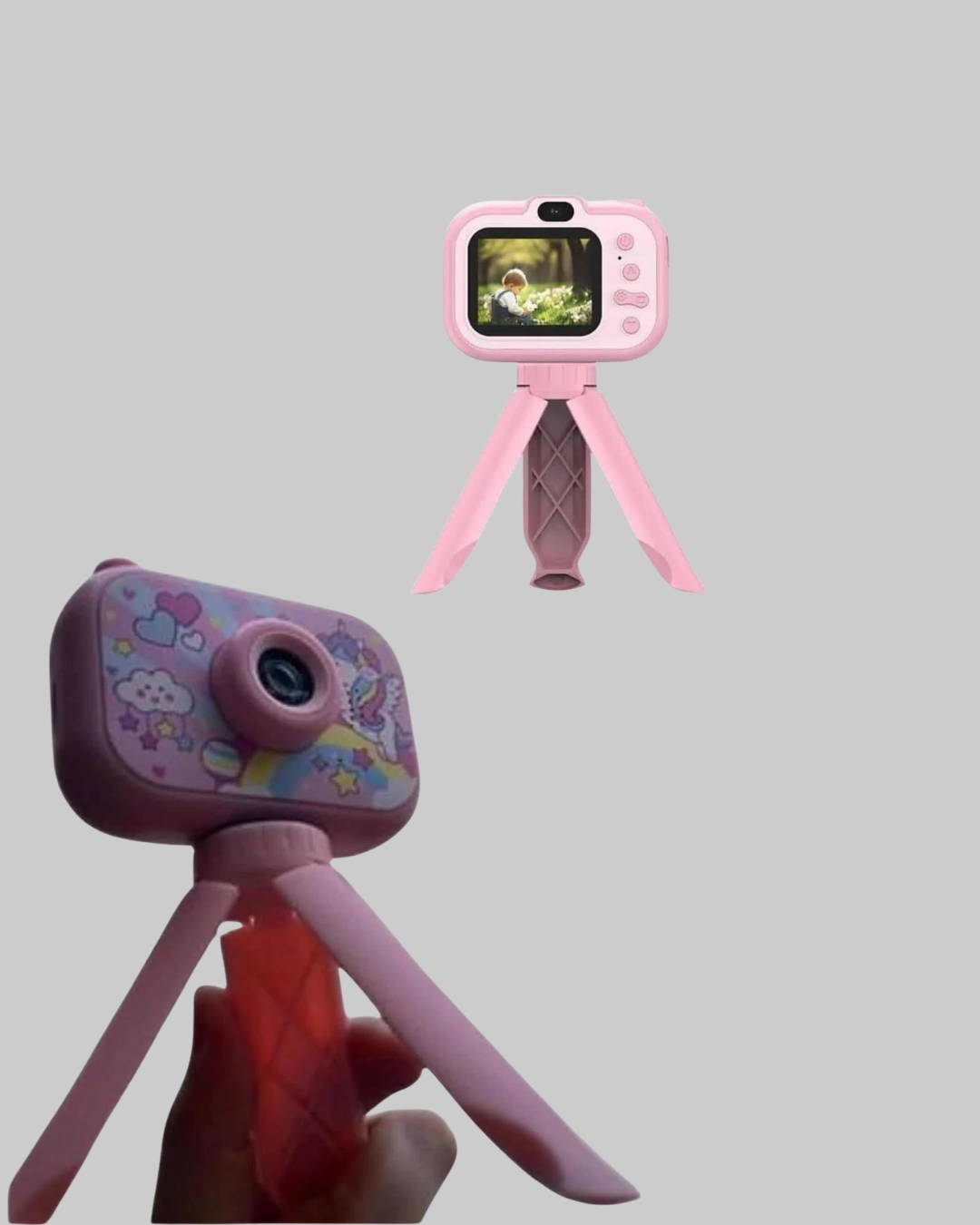 1080p Hd Çocuk Vlog Kamerası – Tripod Ve Eğitici Oyunlarl ( Lisinya )