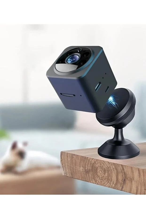 Akıllı Mini Kamera 1080P HD WiFi Mobil Uygulamalı Şarjlı Gece Görüşlü Çift Yönlü Ses Kart Destekli ( Lisinya )