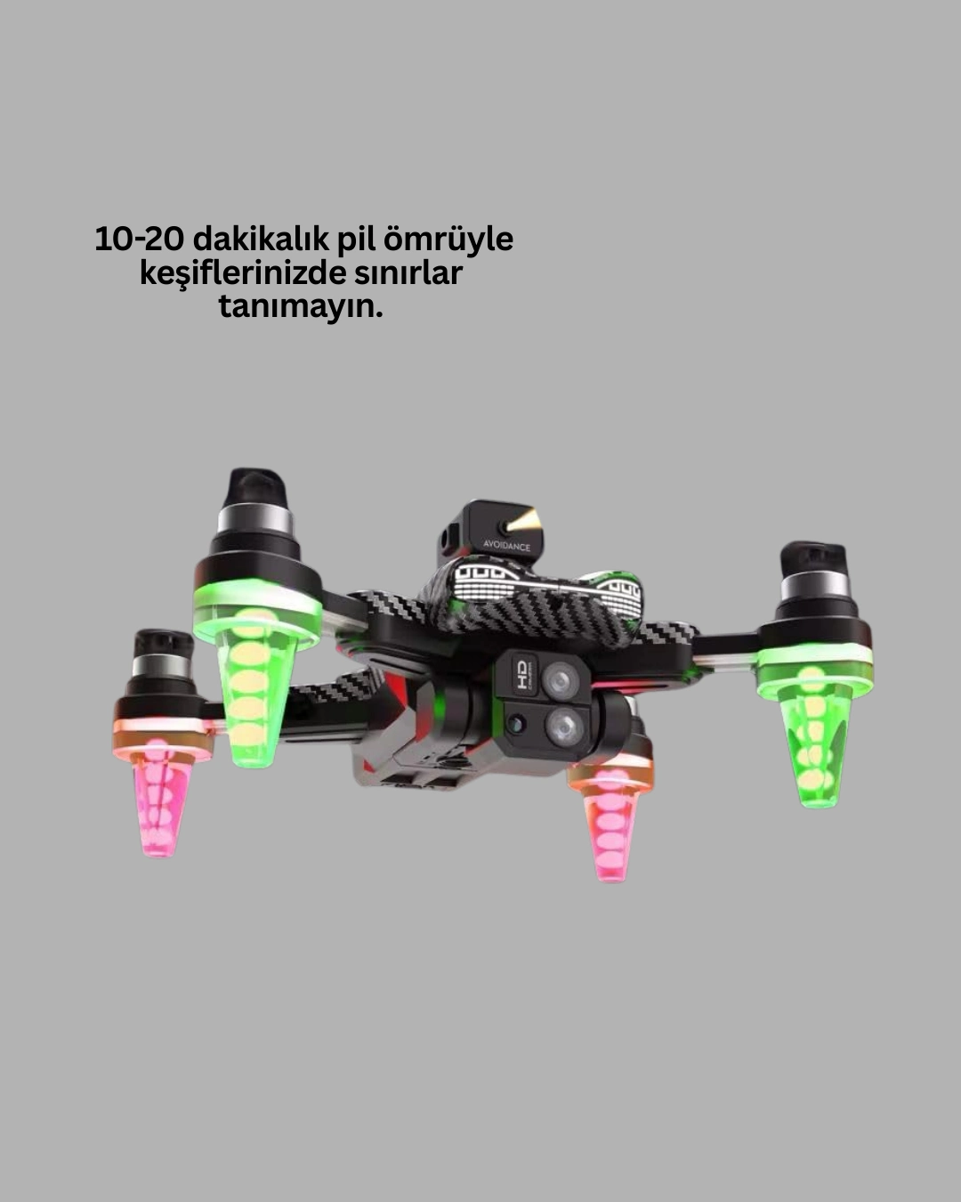 1080p Kameralı Drone Katlanabilir Tasarım Kolay Kullanım ( Lisinya )
