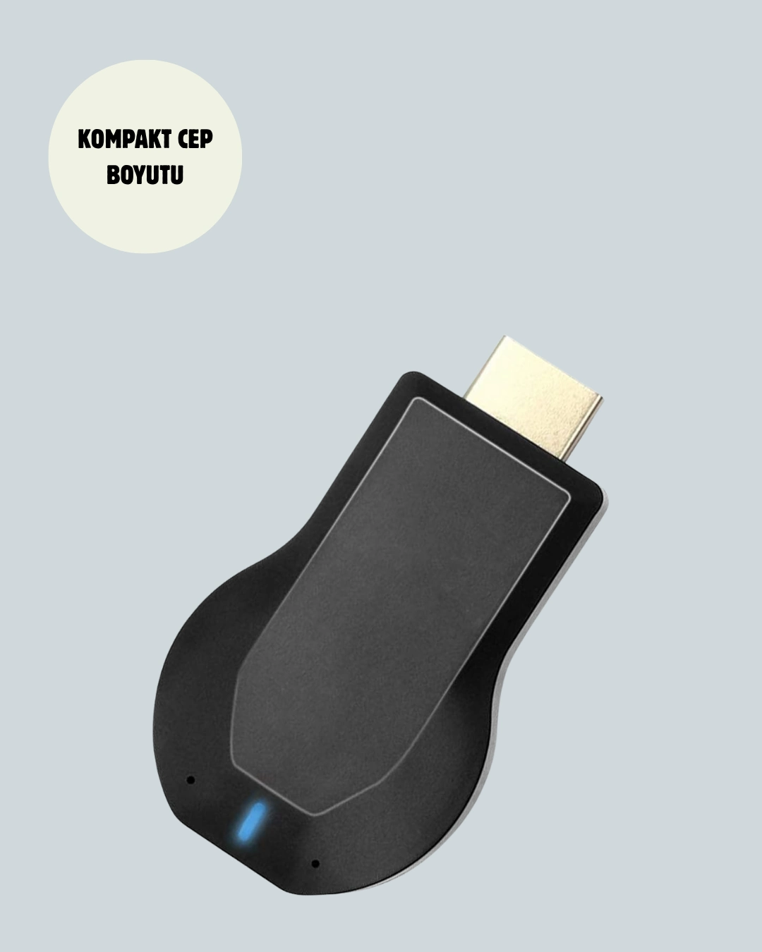 1080p Ultra Hd Kablosuz Ekran Yansıtma Dongle – Miracast / Airplay / Dlna ( Lisinya )