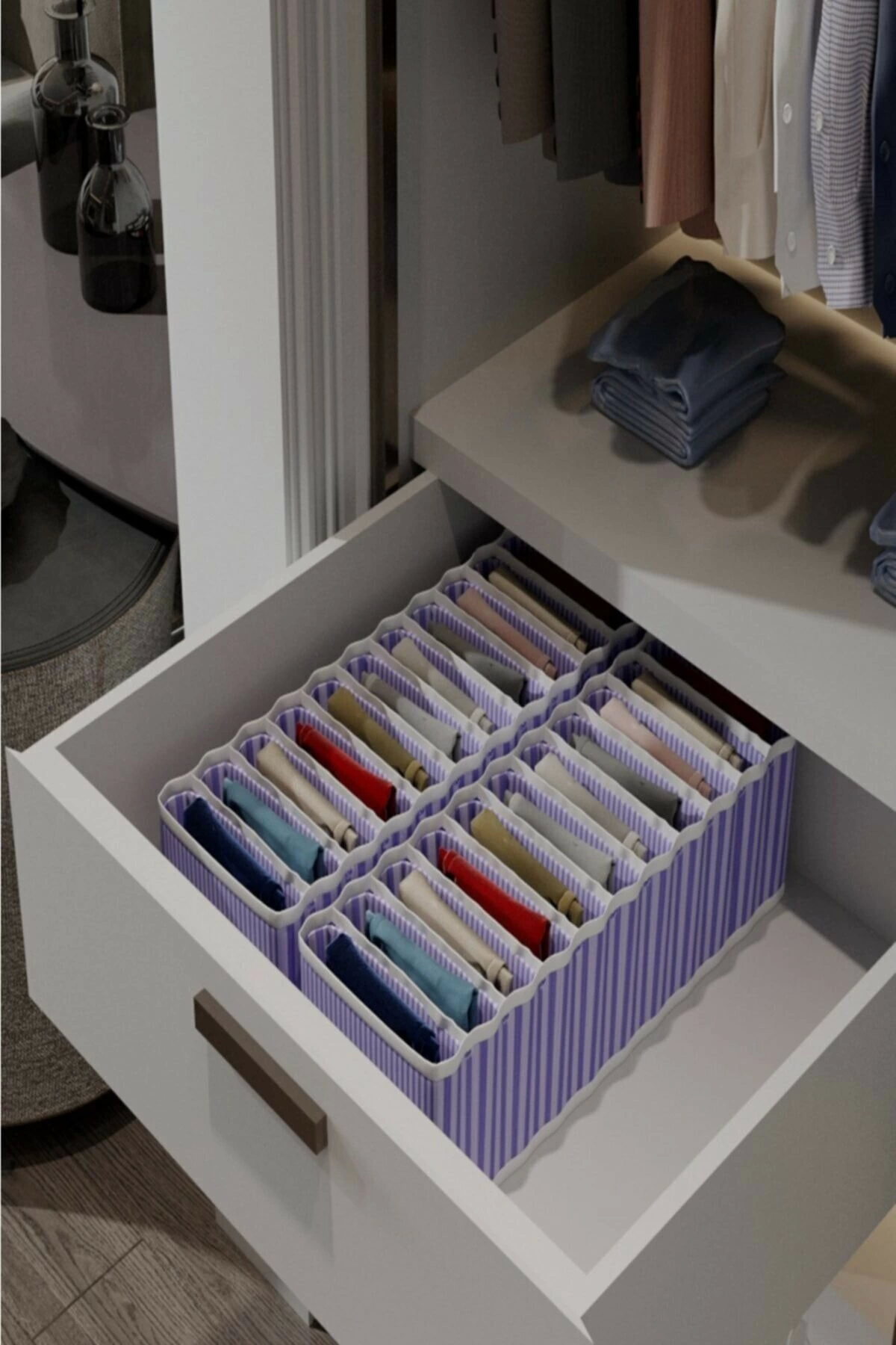 11 Bölmeli Dolap Ve Çekmece Içi Düzenleyici Akordiyon Organizer M-00500 (1 Adet) ( Lisinya ) 11 Bölmeli Dolap Ve Çekmece Içi Düzenleyici Akordiyon Organizer M-00500 (1 Adet) ( Lisinya )