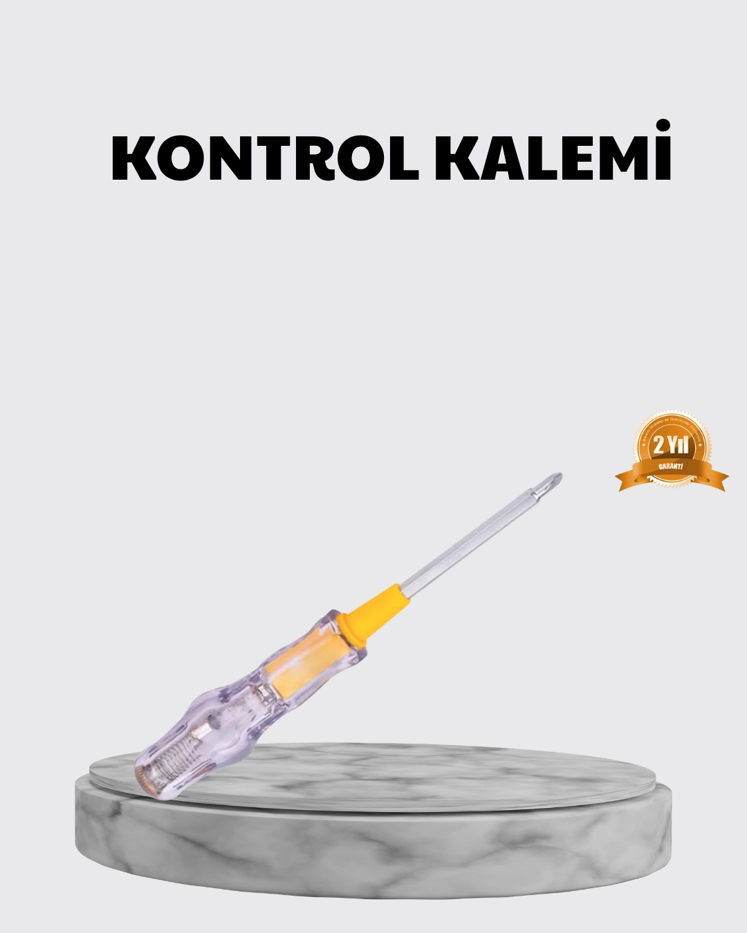 110-220v Elektrik Test Kalemi Korozyona Dayanıklı Nikel Kaplamalı ( Lisinya )