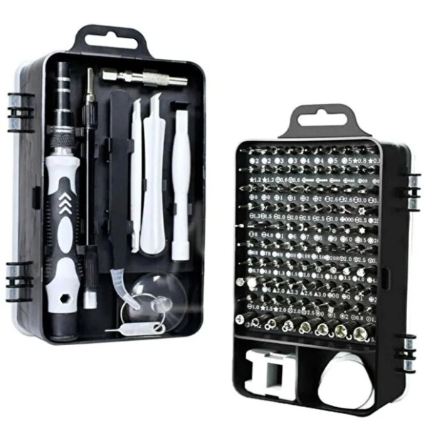 115 Parça Manyetik Uçlu Hassas Tornavida Seti ( Lisinya )