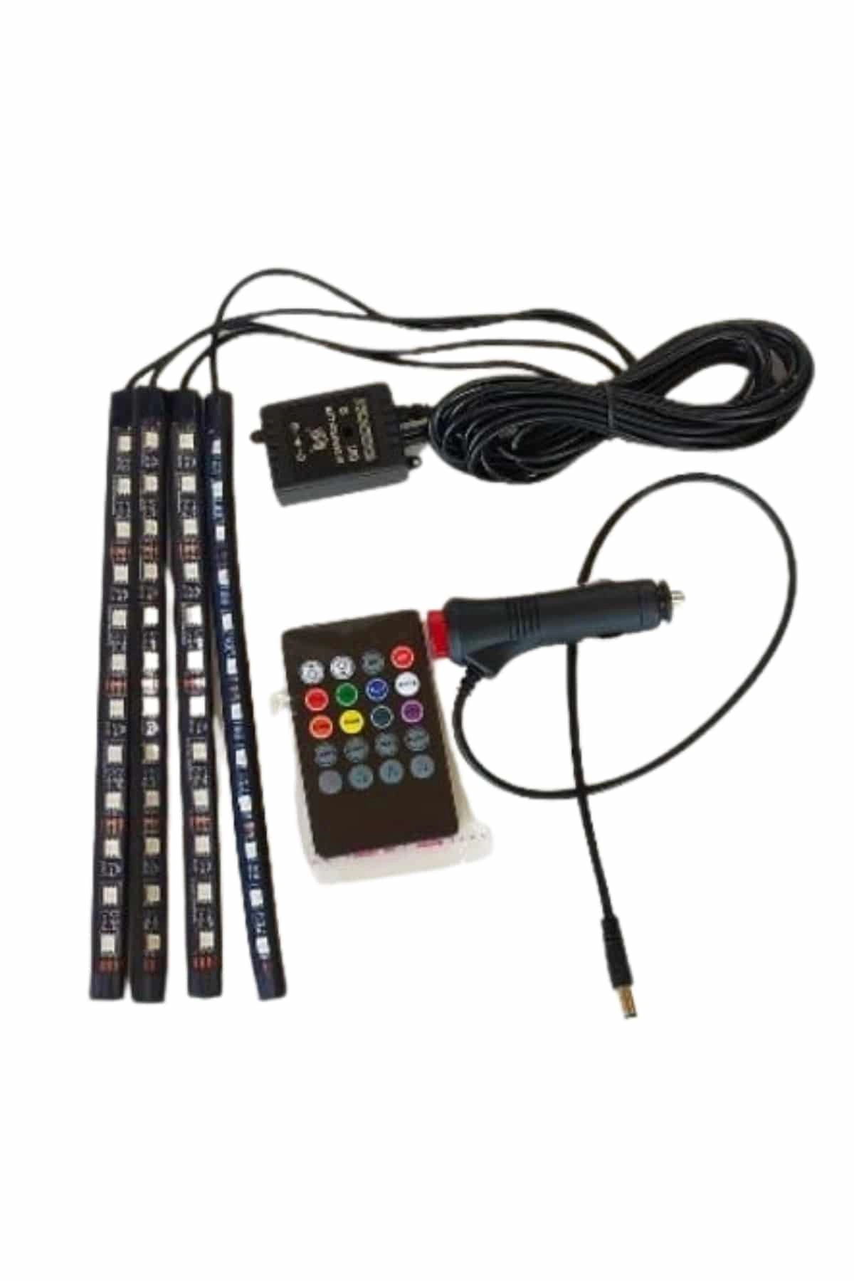 12 Ledli Rgb Işıklı Araç Içi Ayak Altı Led Oto Ampul Kumandalı 7 Renk ( Lisinya ) 12 Ledli Rgb Işıklı Araç Içi Ayak Altı Led Oto Ampul Kumandalı 7 Renk ( Lisinya )