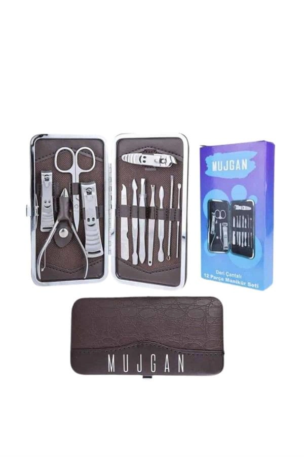 12 Parça El Ayak Temizleme Pense Kir Temizleme Atı Kaş Cımbızı ( Lisinya )