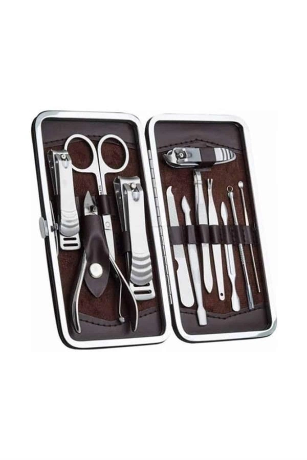 12 Parça El Ayak Temizleme Pense Kir Temizleme Atı Kaş Cımbızı ( Lisinya )