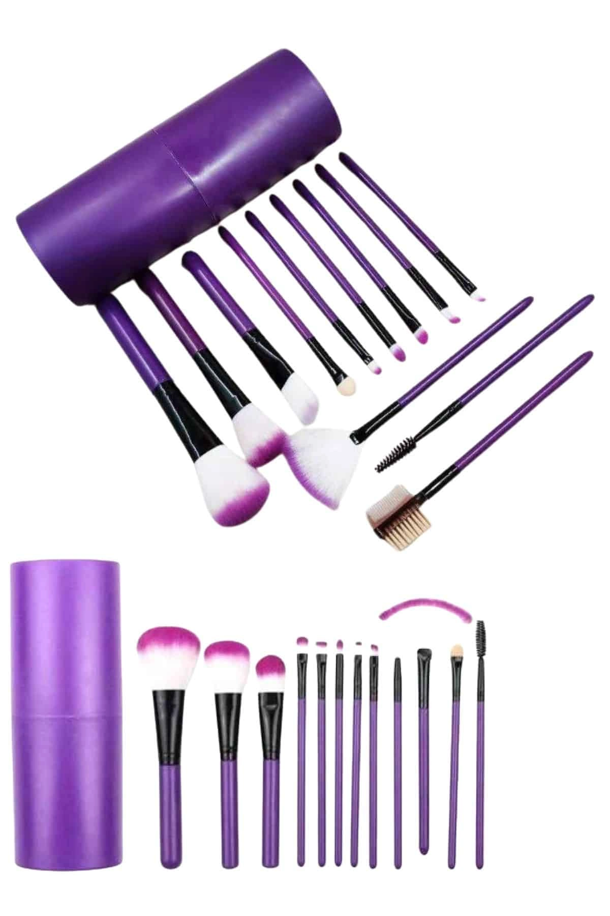 12 Parça Yumuşak Uçlu Makyaj Fırça Set-göz Ve Yüz Makyajı İçin Fırça Seti Profesyonel Makyaj Seti ( Lisinya ) 12 Parça Yumuşak Uçlu Makyaj Fırça Set-göz Ve Yüz Makyajı İçin Fırça Seti Profesyonel Makyaj Seti ( Lisinya )