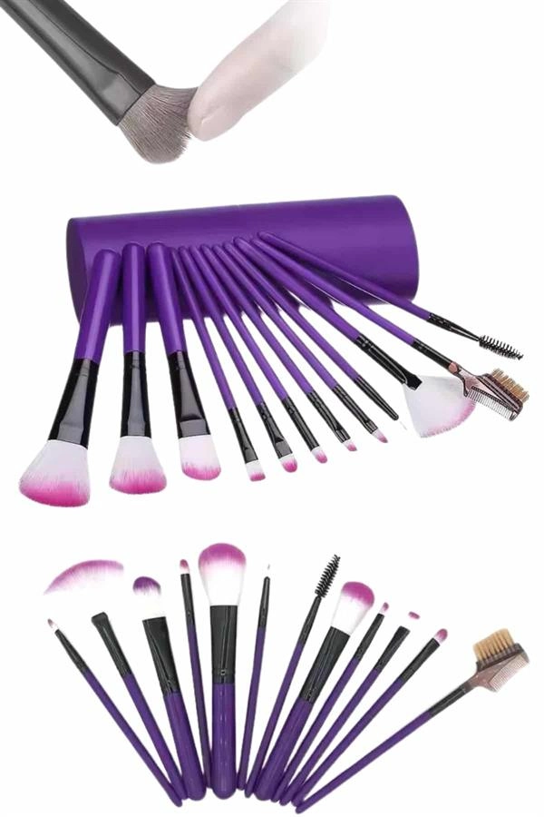 12 Parça Yumuşak Uçlu Makyaj Fırça Set-göz Ve Yüz Makyajı İçin Fırça Seti Profesyonel Makyaj Seti ( Lisinya ) 12 Parça Yumuşak Uçlu Makyaj Fırça Set-göz Ve Yüz Makyajı İçin Fırça Seti Profesyonel Makyaj Seti ( Lisinya )