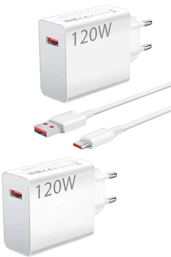 120 Watt Turbo Hızlı Şarj Aleti Seti Hızlı Şarj Adaptörü Beyaz ( Lisinya ) 120 Watt Turbo Hızlı Şarj Aleti Seti Hızlı Şarj Adaptörü Beyaz ( Lisinya )