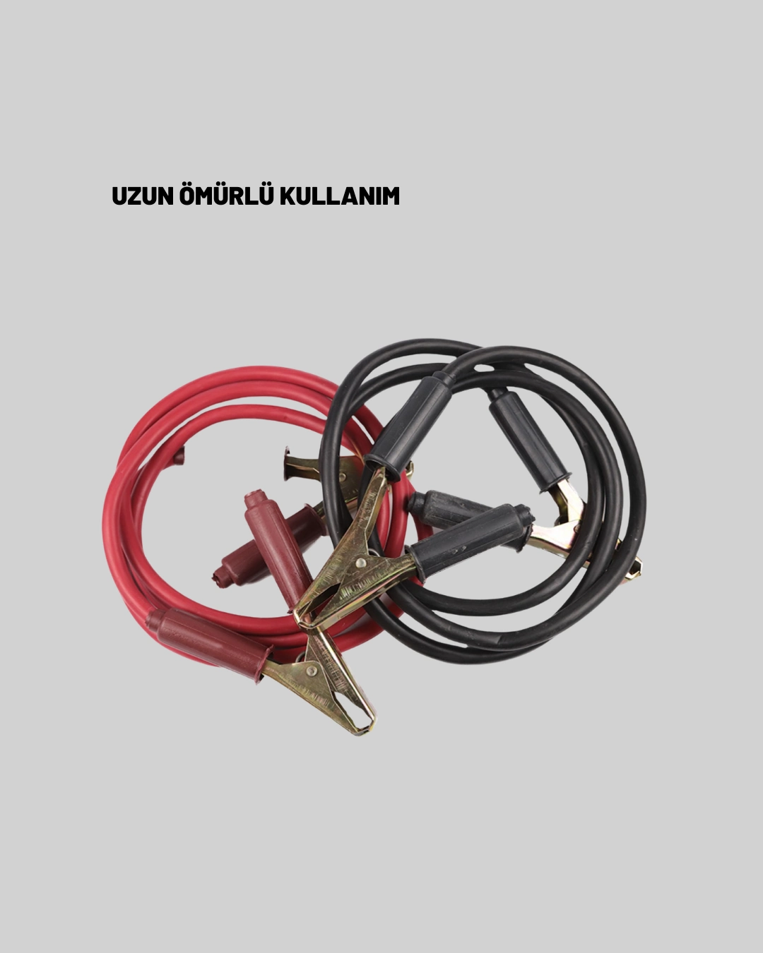 1200a Güçlü Akü Takviye Kablosu 2m Büyük Maşalı Acil Yardım ( Lisinya )