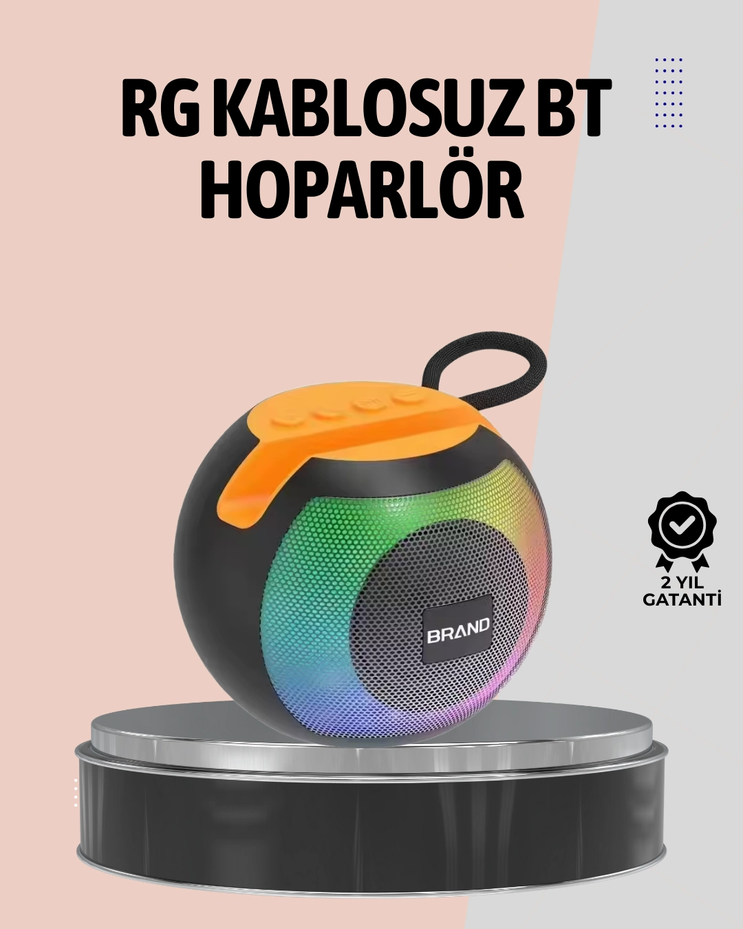 1200mah Uzun Pil Ömürlü Bluetooth Hoparlör ( Lisinya )