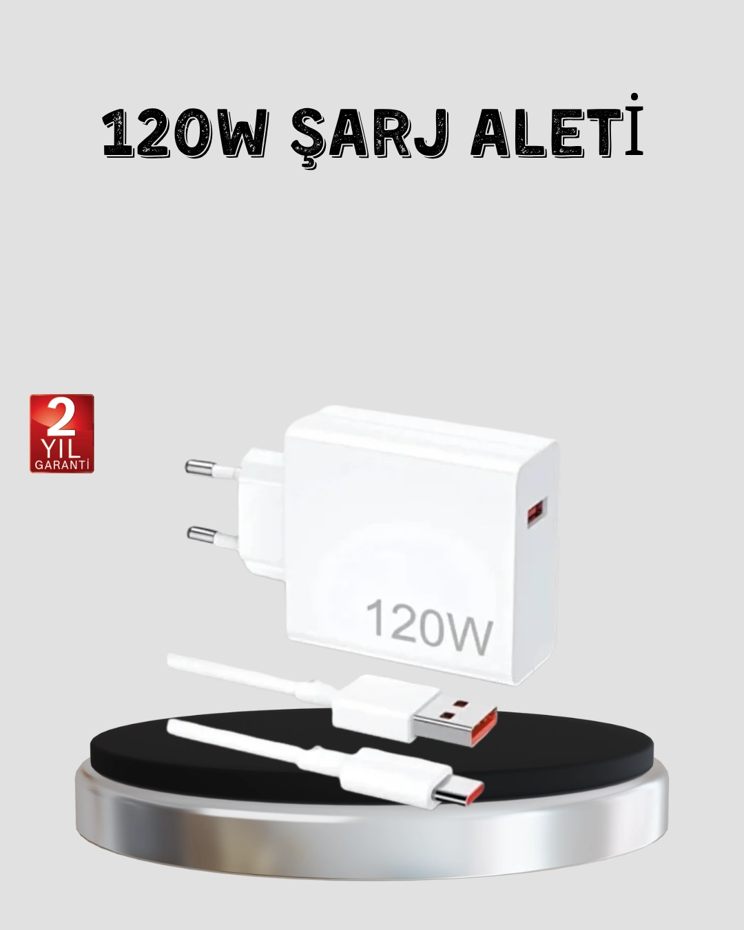120w Hızlı Şarj Başlığı Ultra Güçlü Type-c Adaptör Kablo Dahil ( Lisinya ) 120w Hızlı Şarj Başlığı Ultra Güçlü Type-c Adaptör Kablo Dahil ( Lisinya )